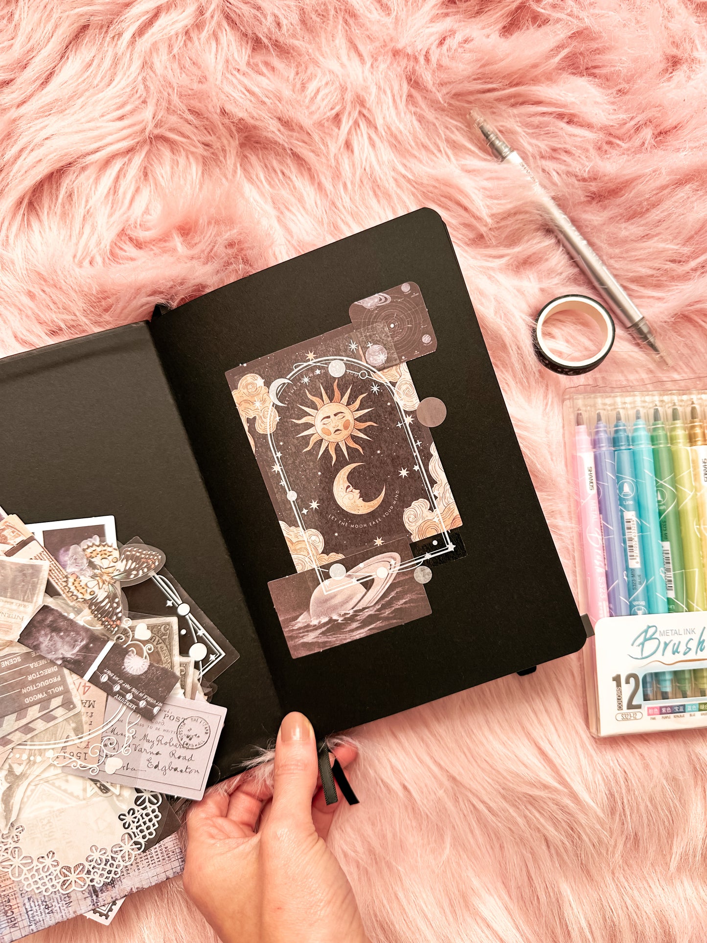 The Midnight Black paper A5 dotted journal