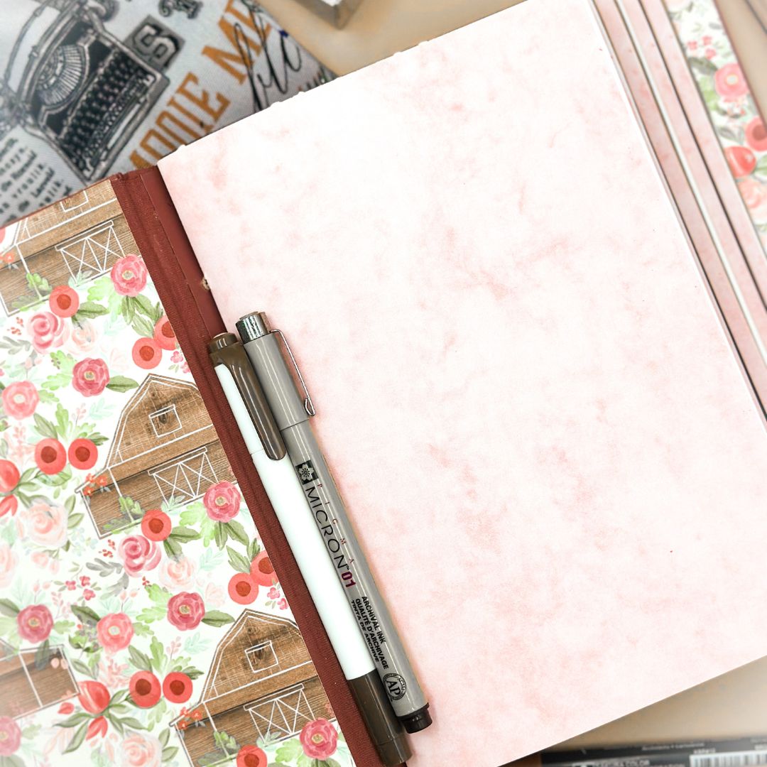 A5 Junk Journal - Scarlet Squirrel - Opulent Archives