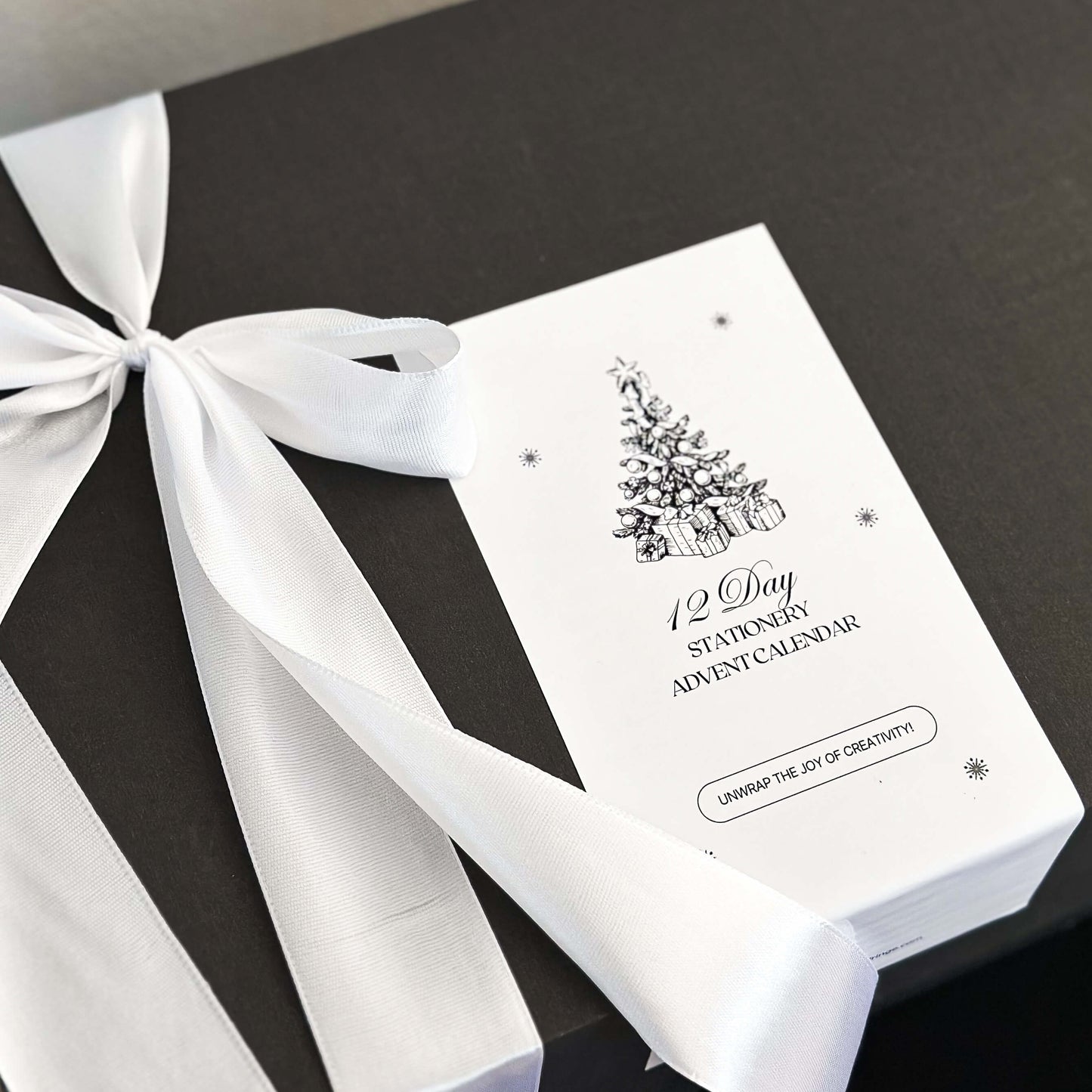 12 Day Stationery Advent Calendar Box - a Countdown to the 25th of December! FREE shipping included!