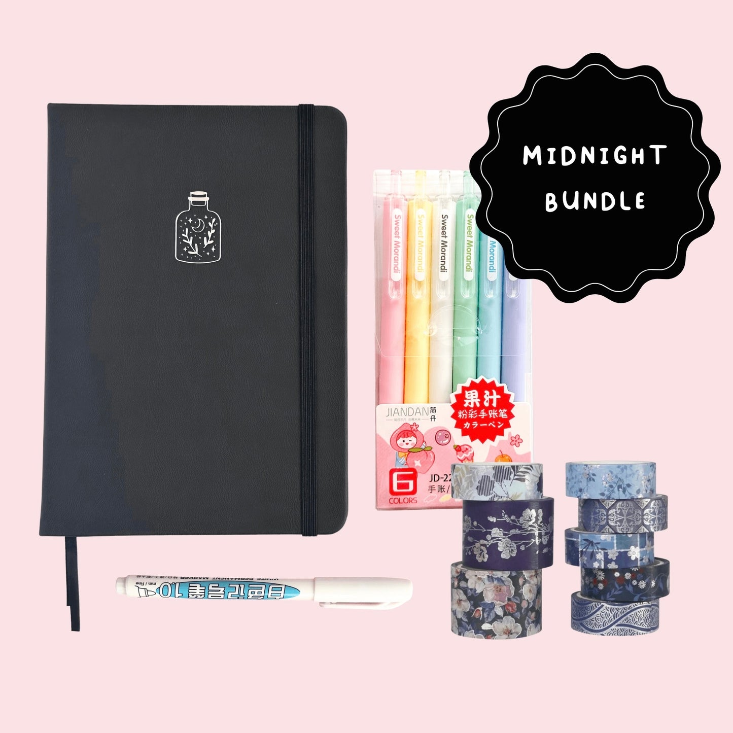 Bubblegumfringe Stationery Bundle - Midnight Edition 3.0