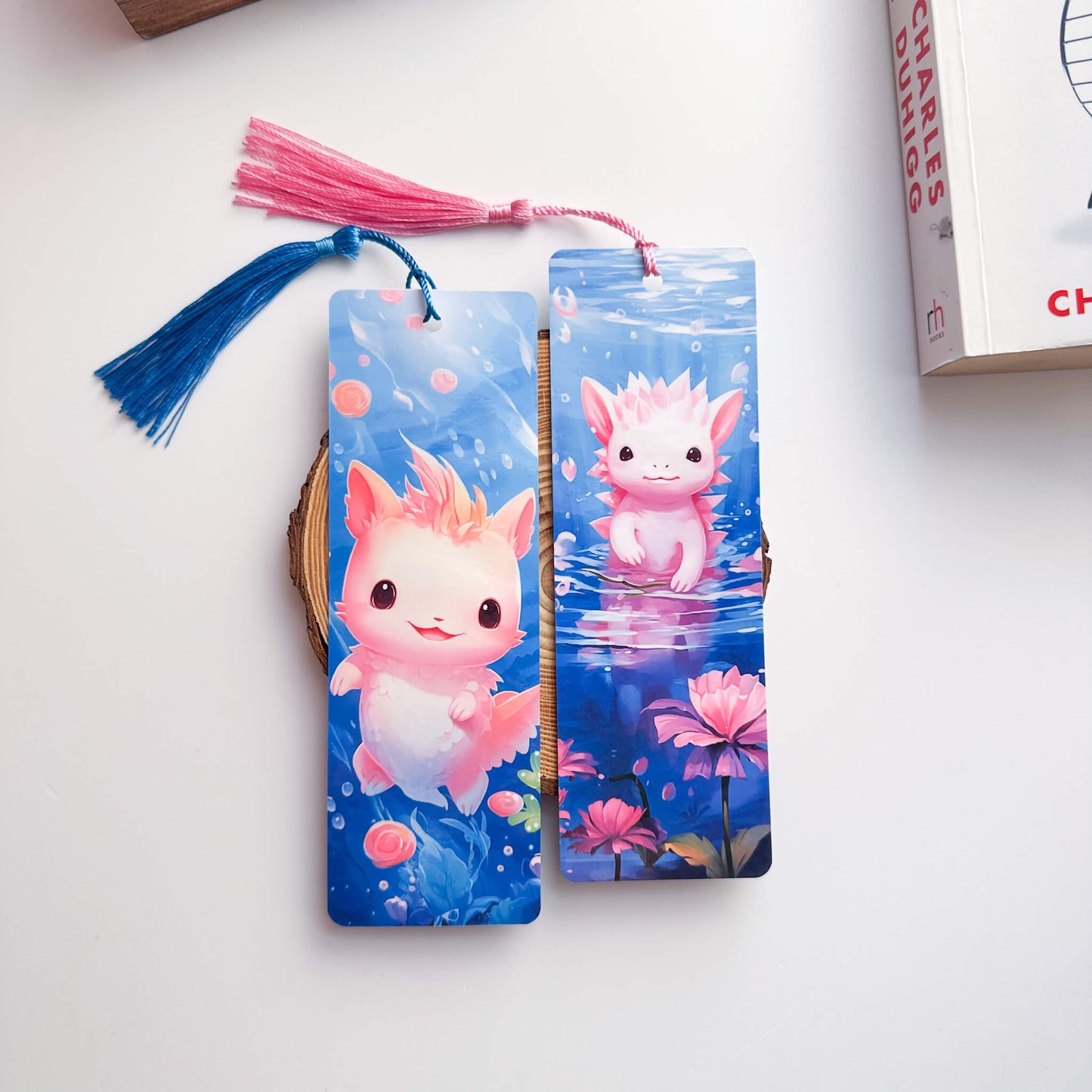 Axolotl bookmark sets