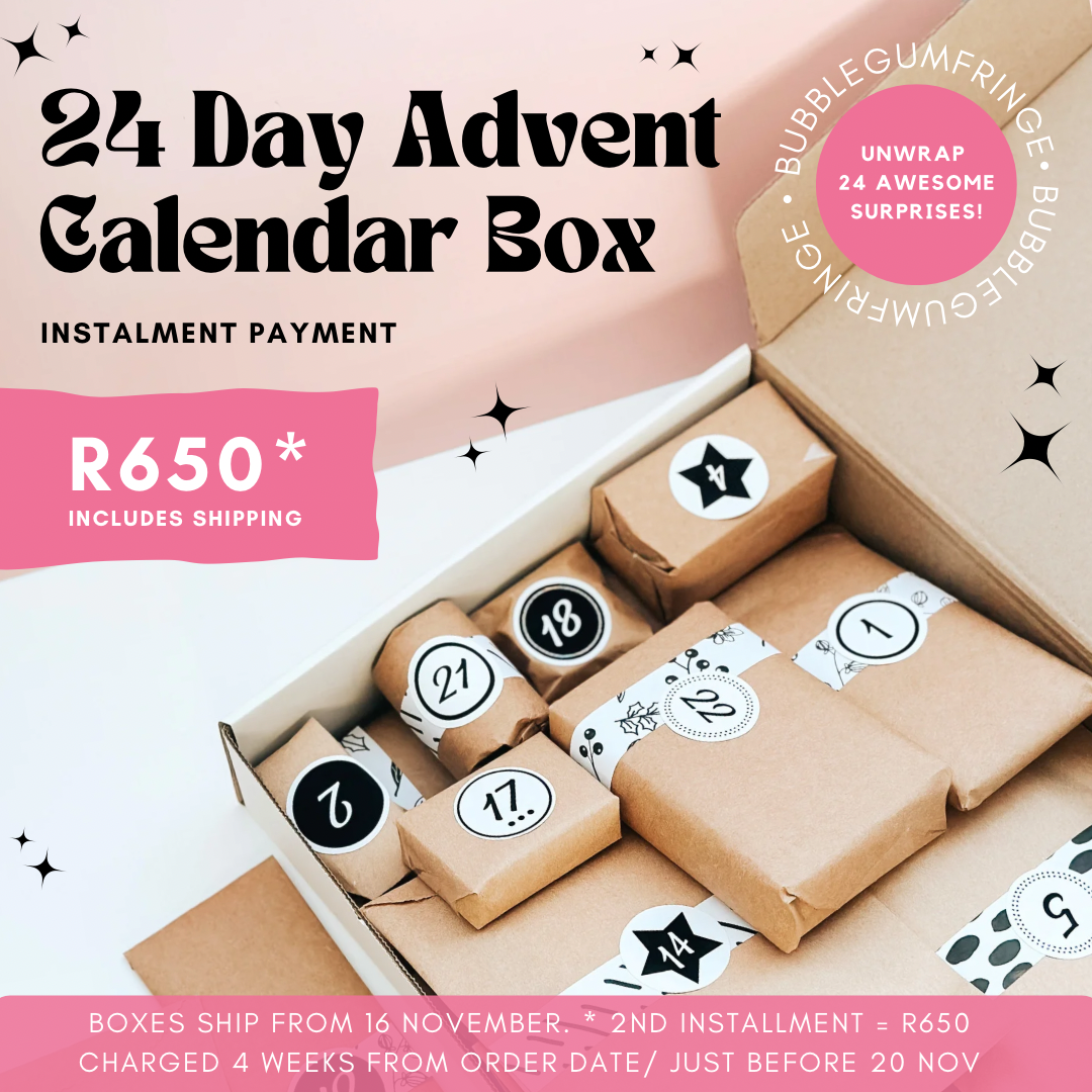 24 Day Advent Calendar Box - a Countdown to the 25th of December!
