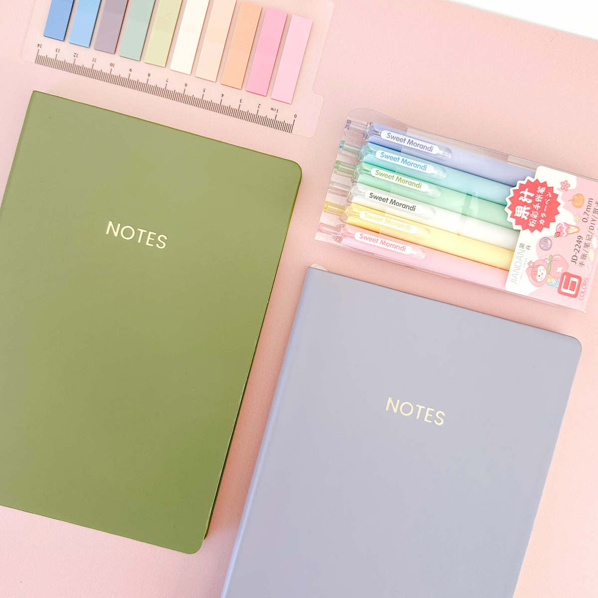 Pastel softcover notebook