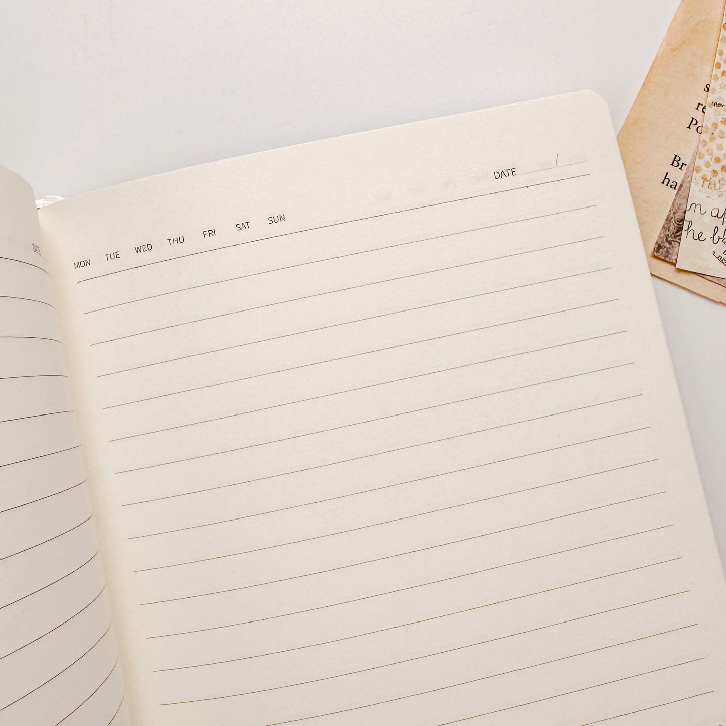 Pastel softcover notebook