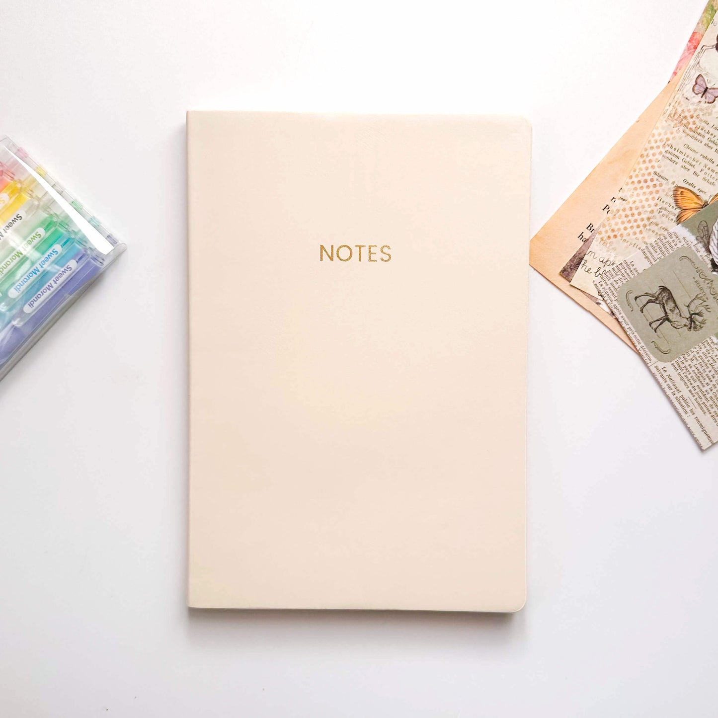 Pastel softcover notebook