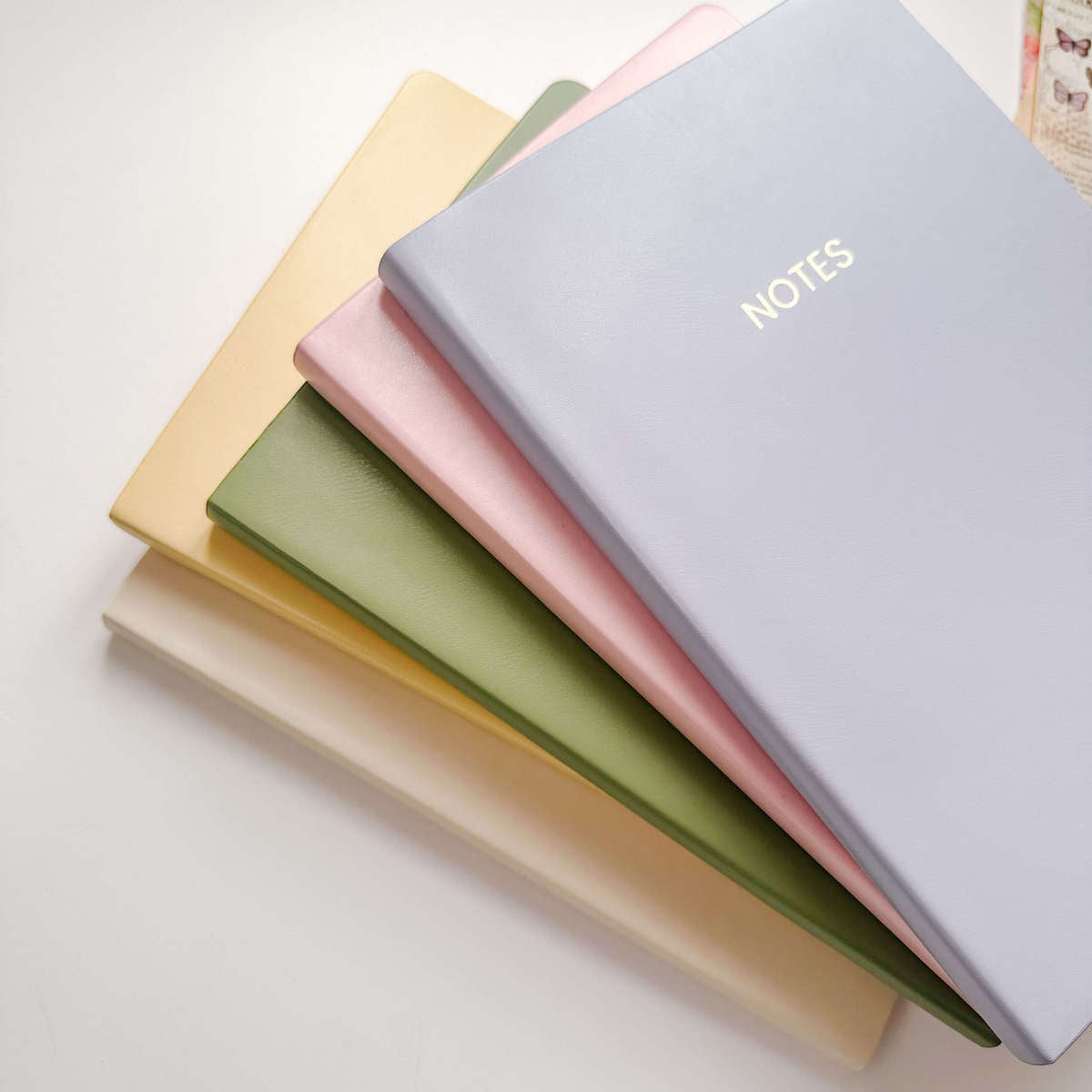 Pastel softcover notebook