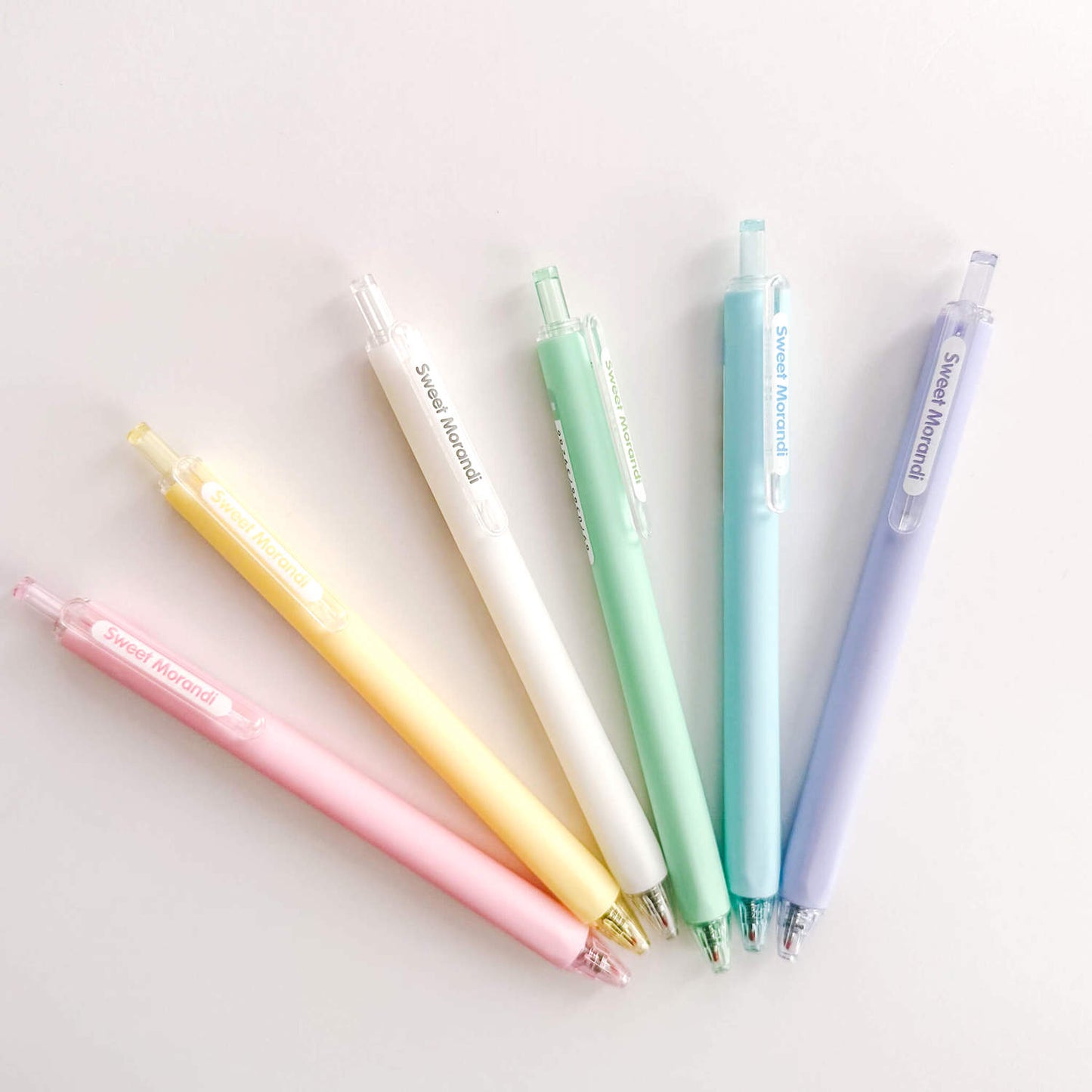 Milky colour pen set - 6pcs
