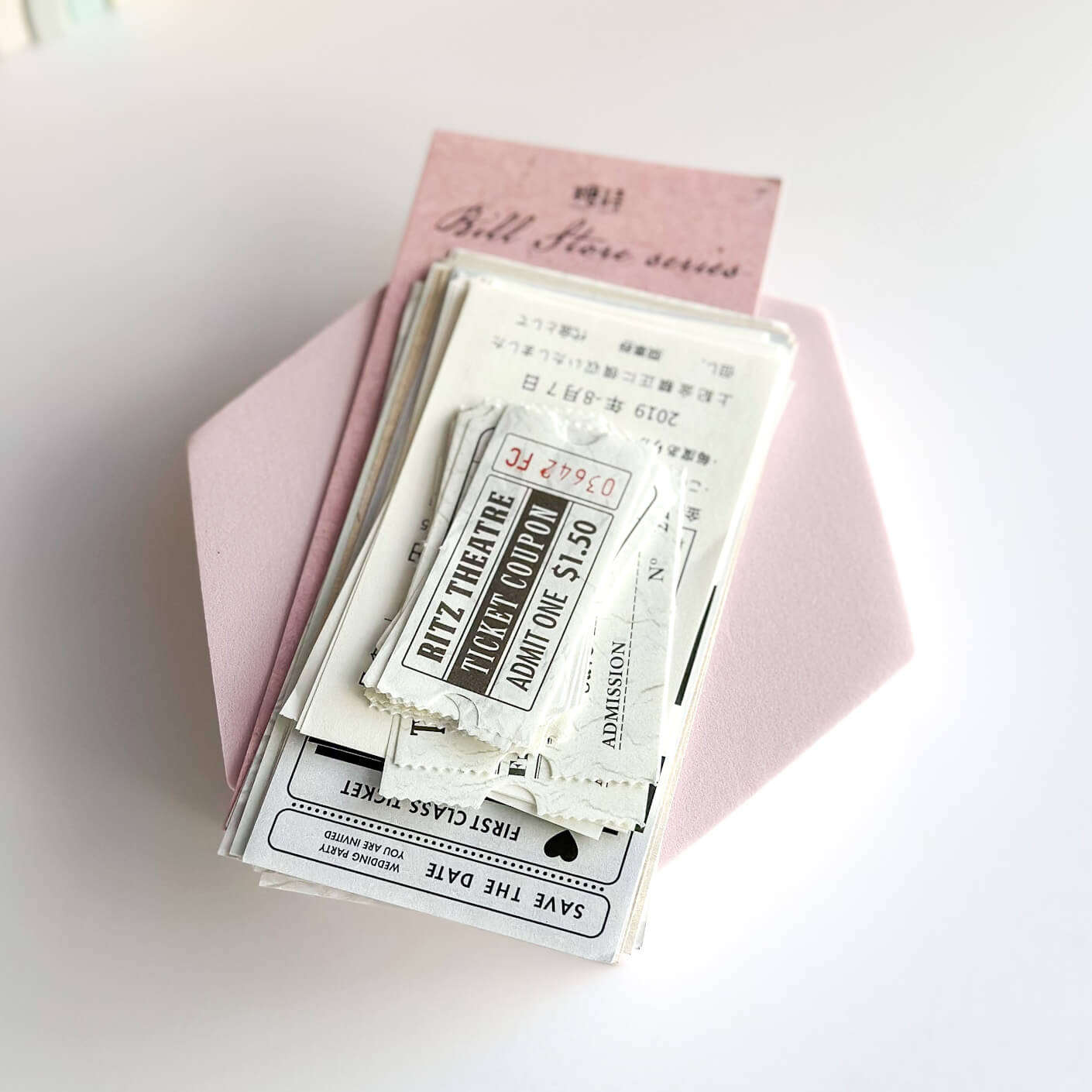 Vintage tickets & coupons decorative paper pack - 30pcs