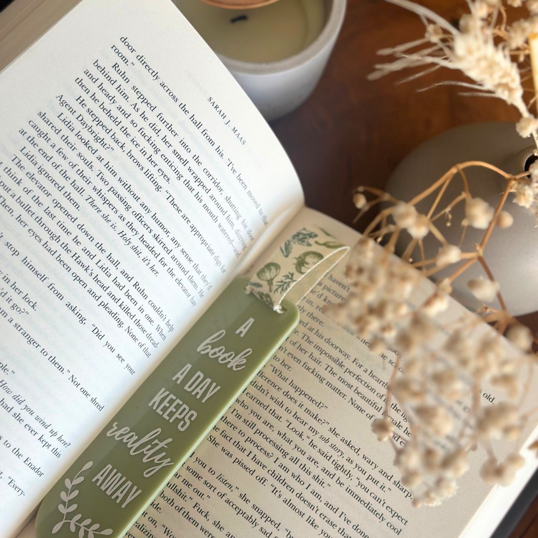 Acrylic Bookmark - Reality Away - Opulent Archives