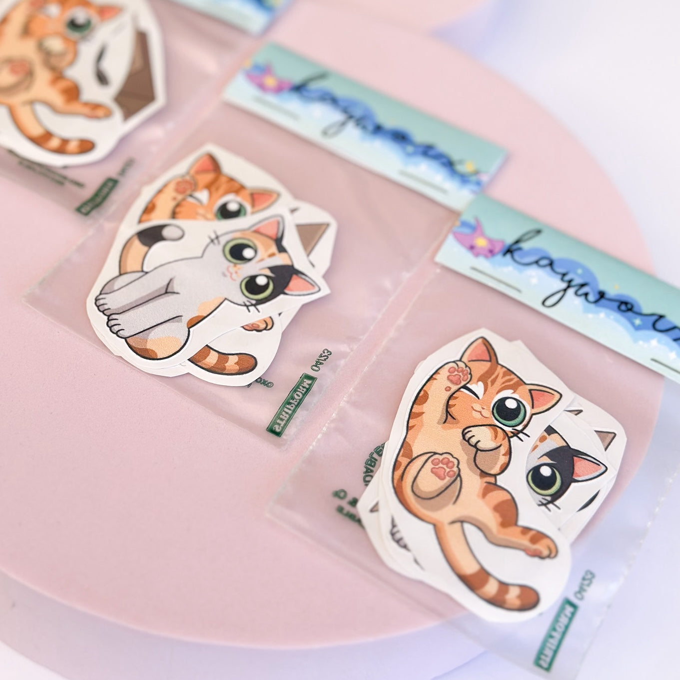 Cats vinyl sticker pack - Kayworx