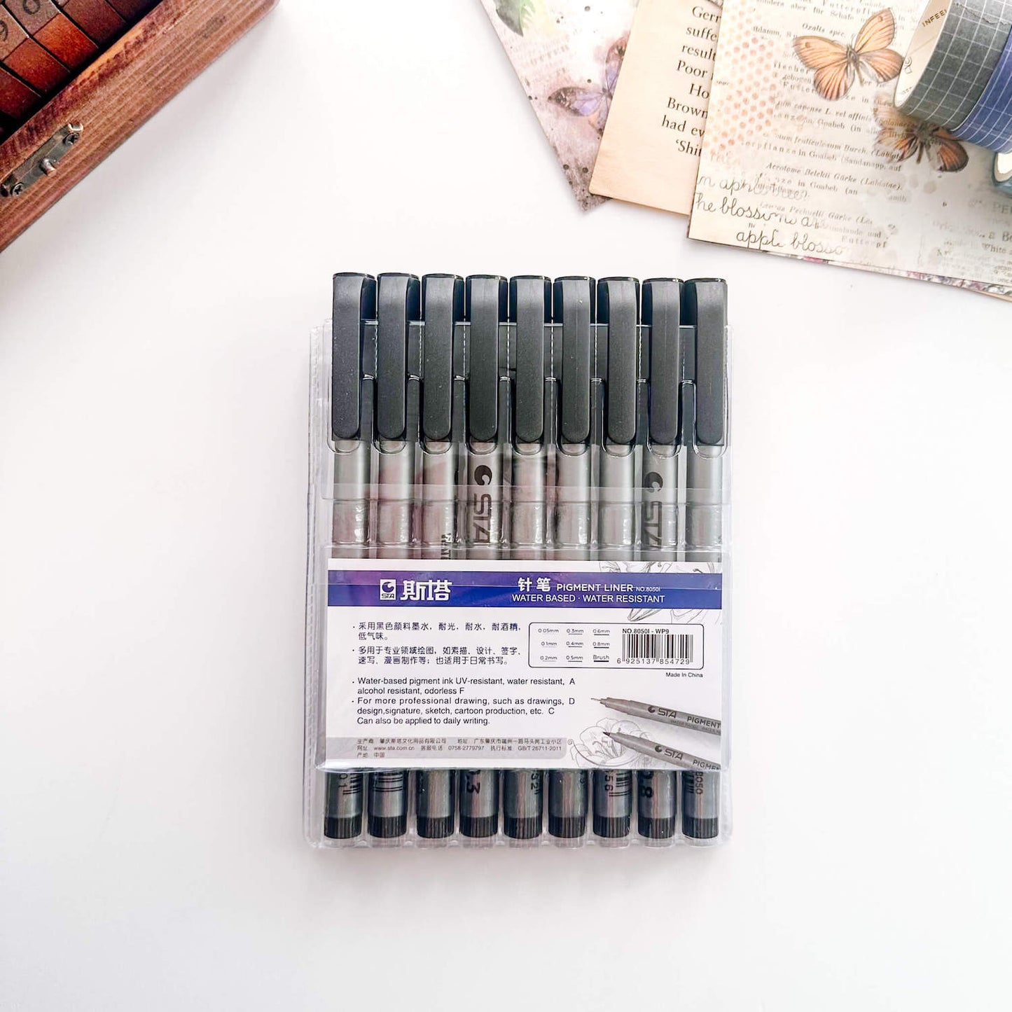Fineliner pen set