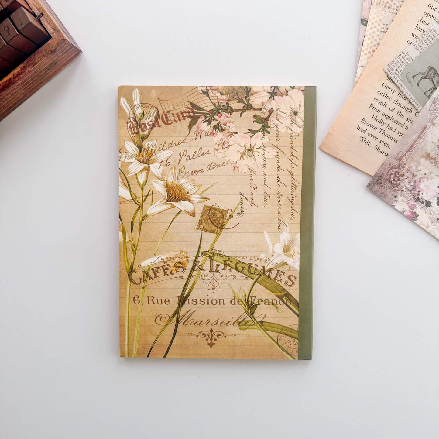 Decorative paper pack - Floral collection - 40pcs