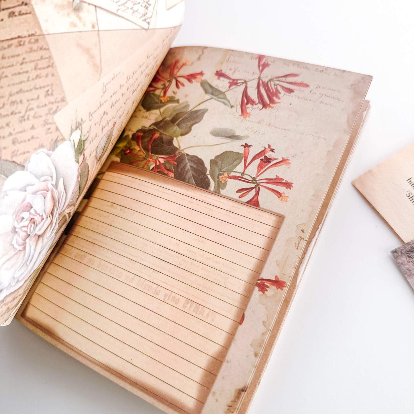 Decorative paper pack - Floral collection - 40pcs