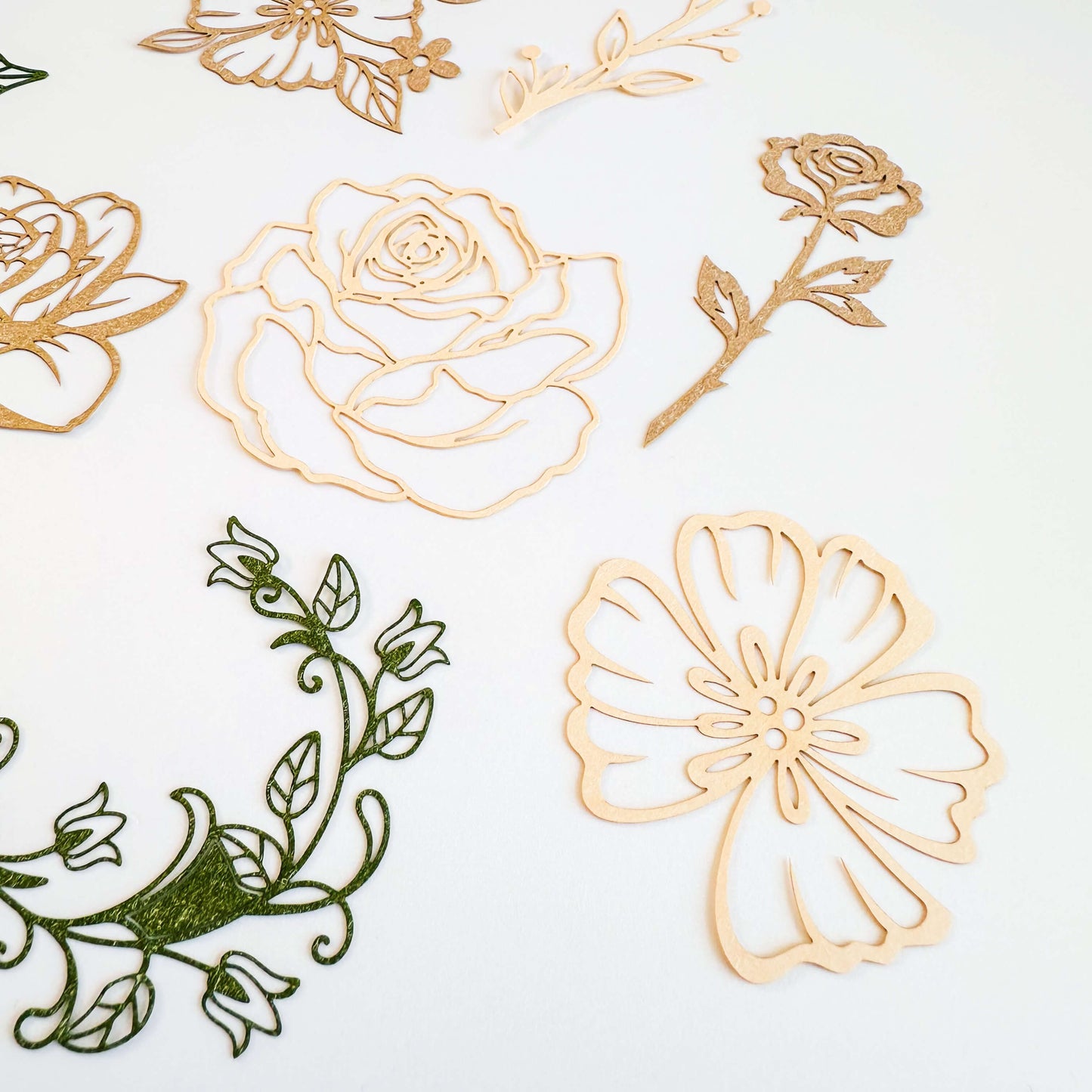 Lace deco paper pack - Flowers