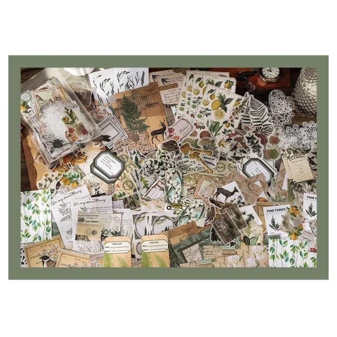 Nature themed mega ephemera bundle - 260pcs