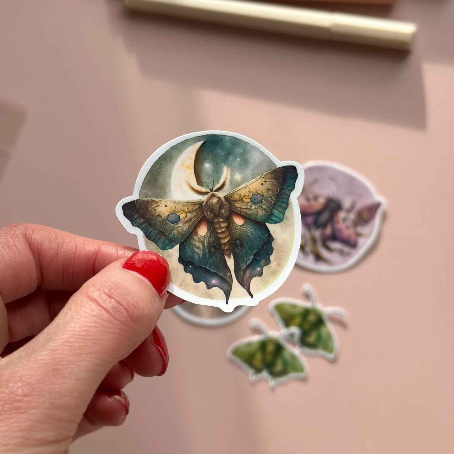 Moths sticker pack - Style 1