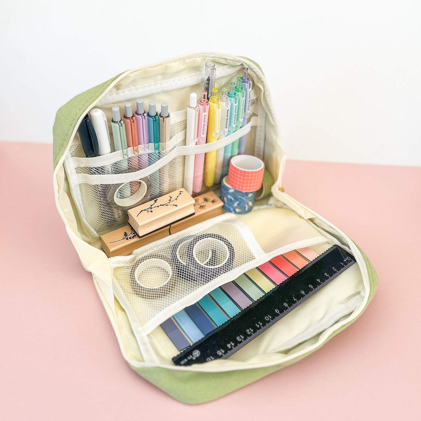 Large stationery canvas storage bag