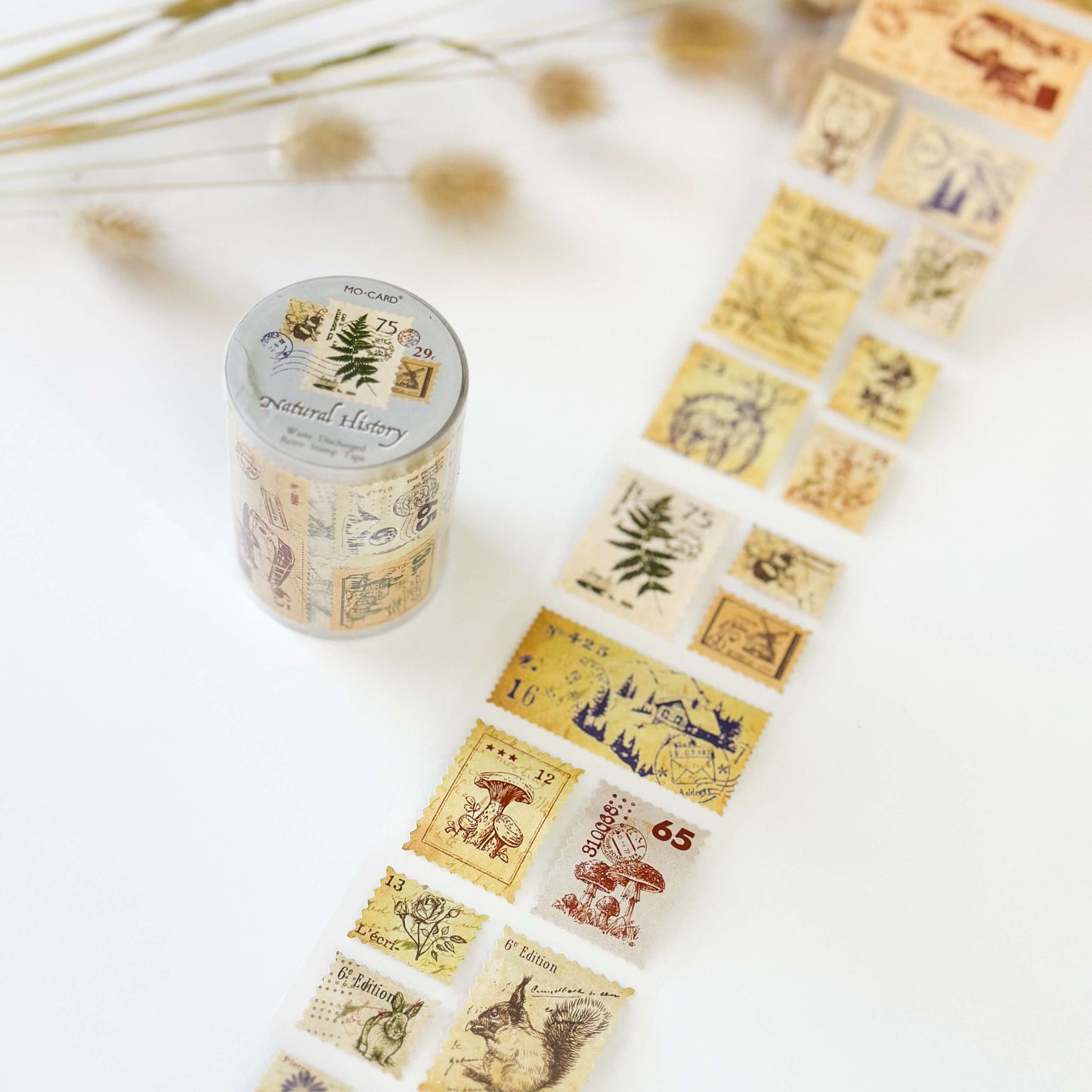 Stamp sticker roll - Natural history