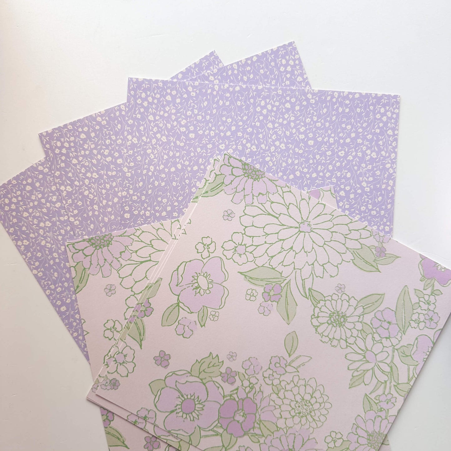 Square decorative paper sets
