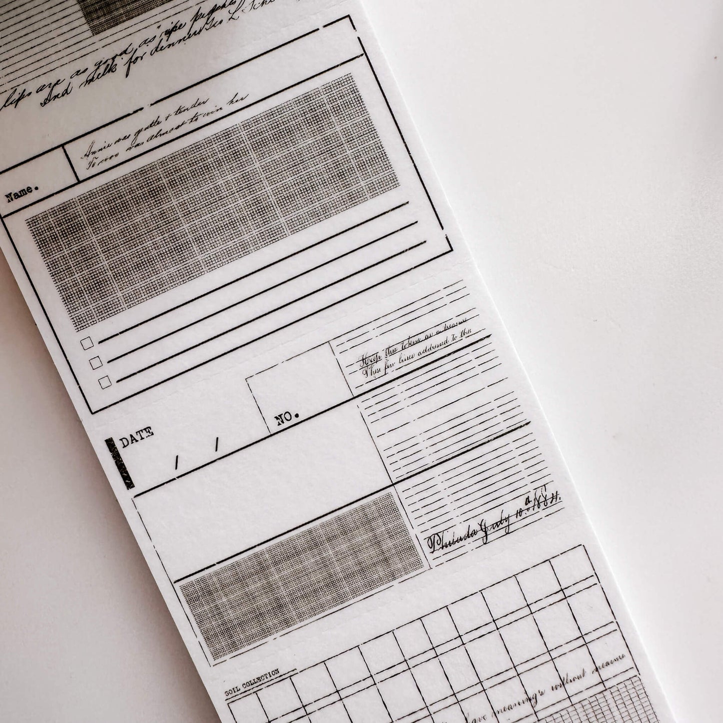 Stamp design washi sticker booklet