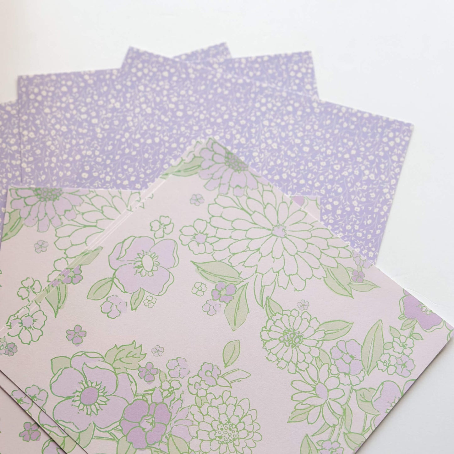 Square decorative paper sets
