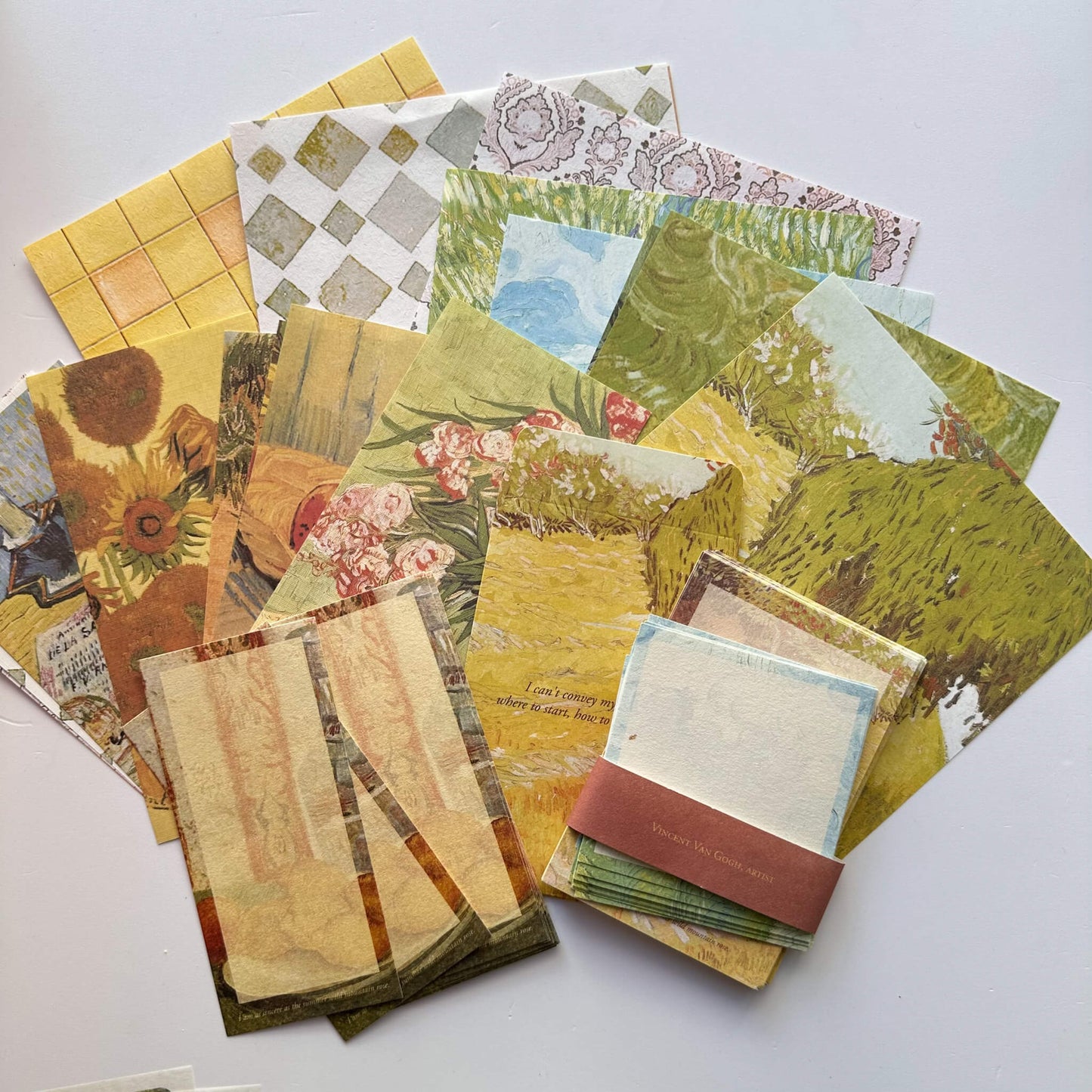 Van Gogh A6 Journal & ephemera bundle