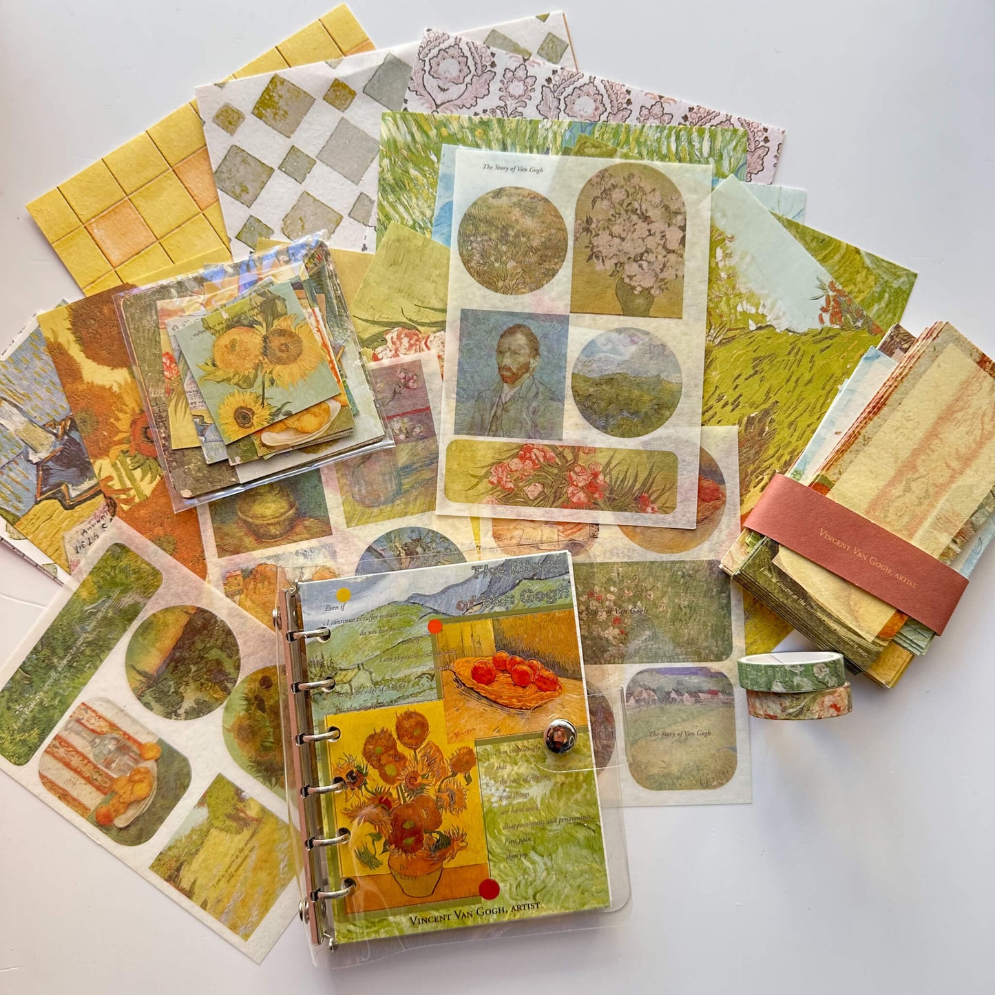 Van Gogh A6 Journal & ephemera bundle