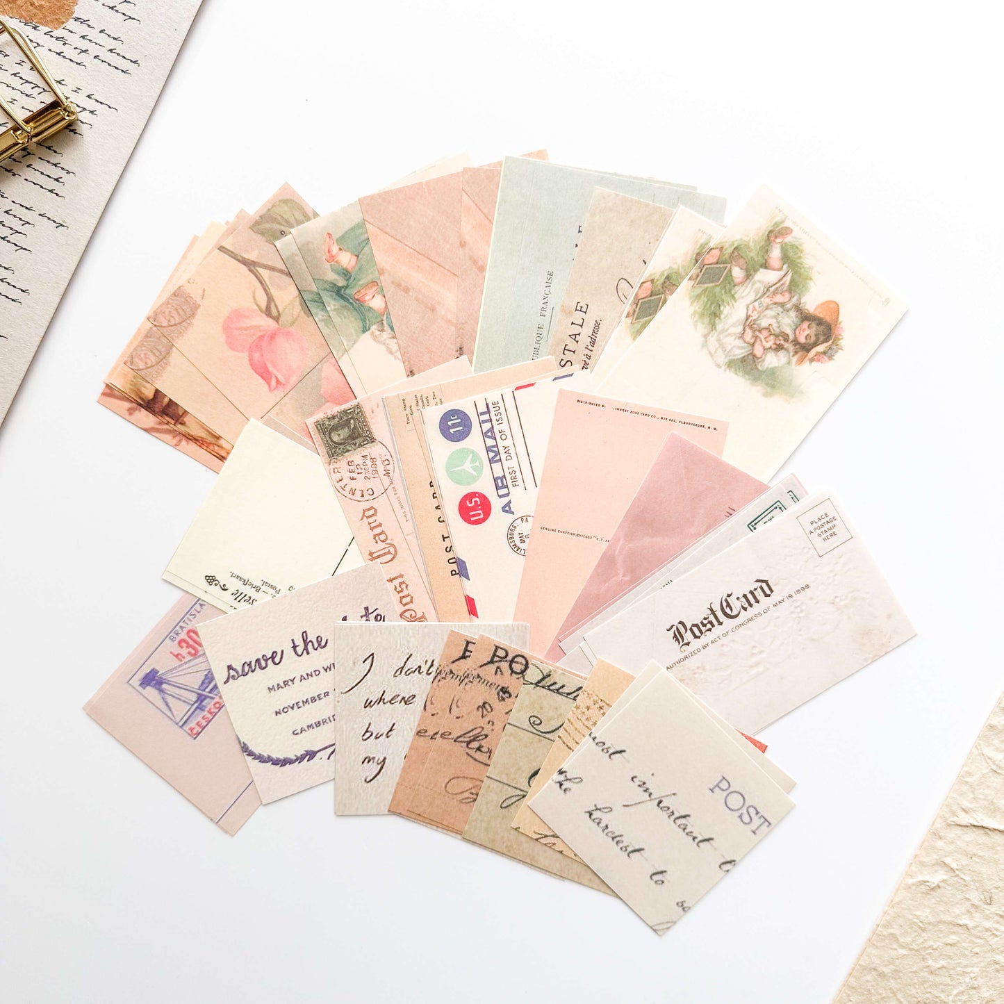 Mini decorative paper packs - 60 pcs