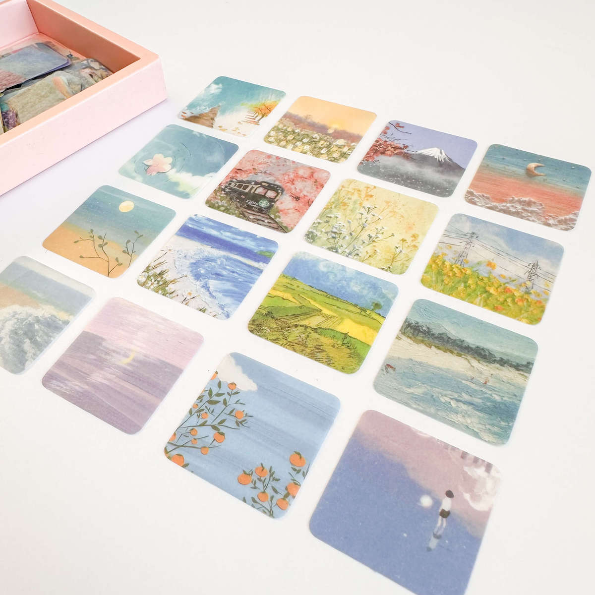 Washi stickers - Oil Paintings