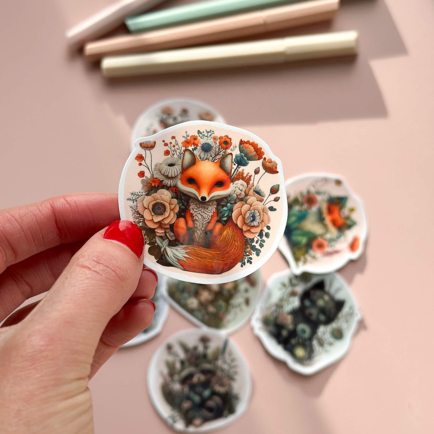 Fox premium diecut sticker