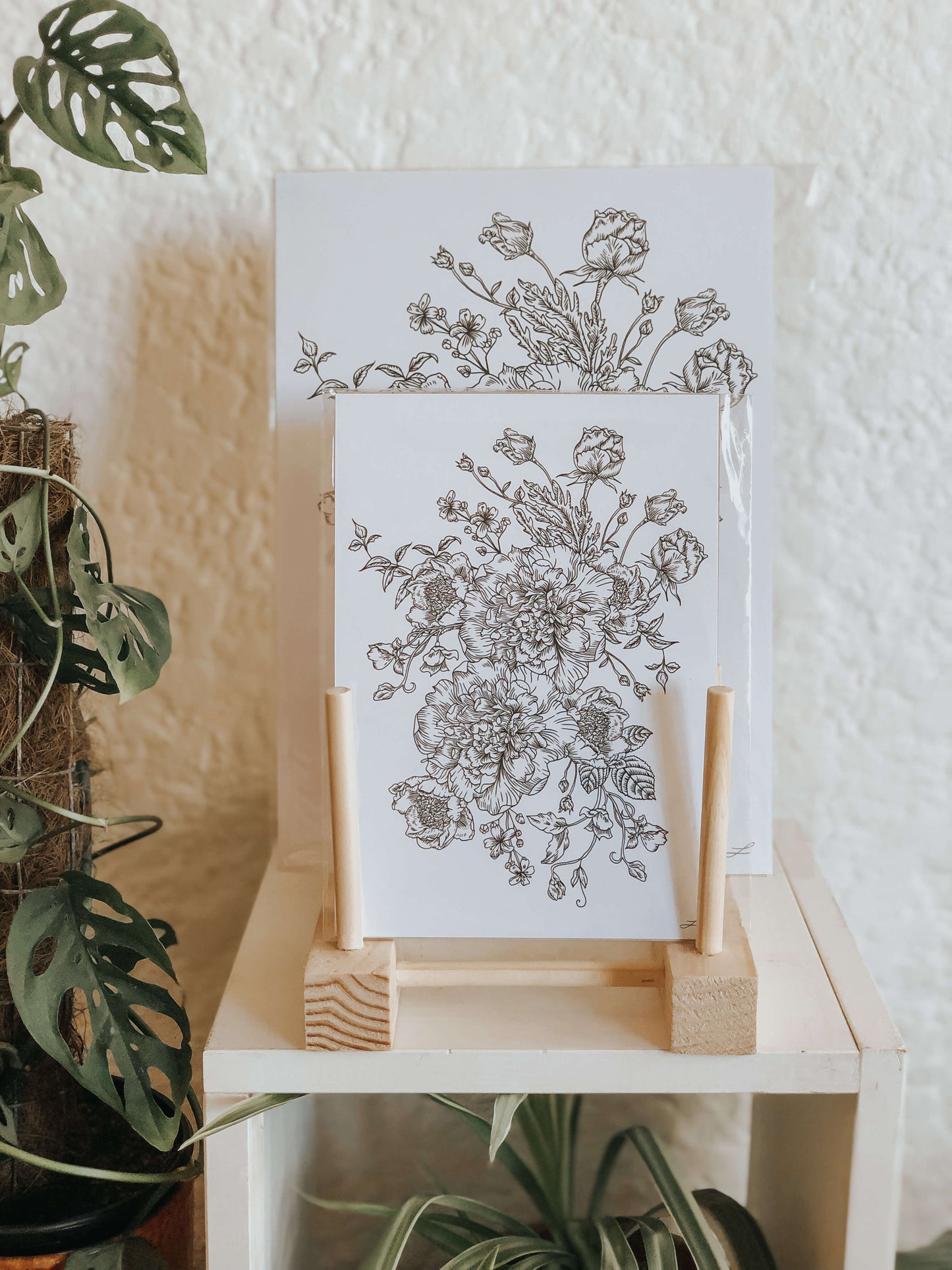 Flower bouquet 2.0 art print