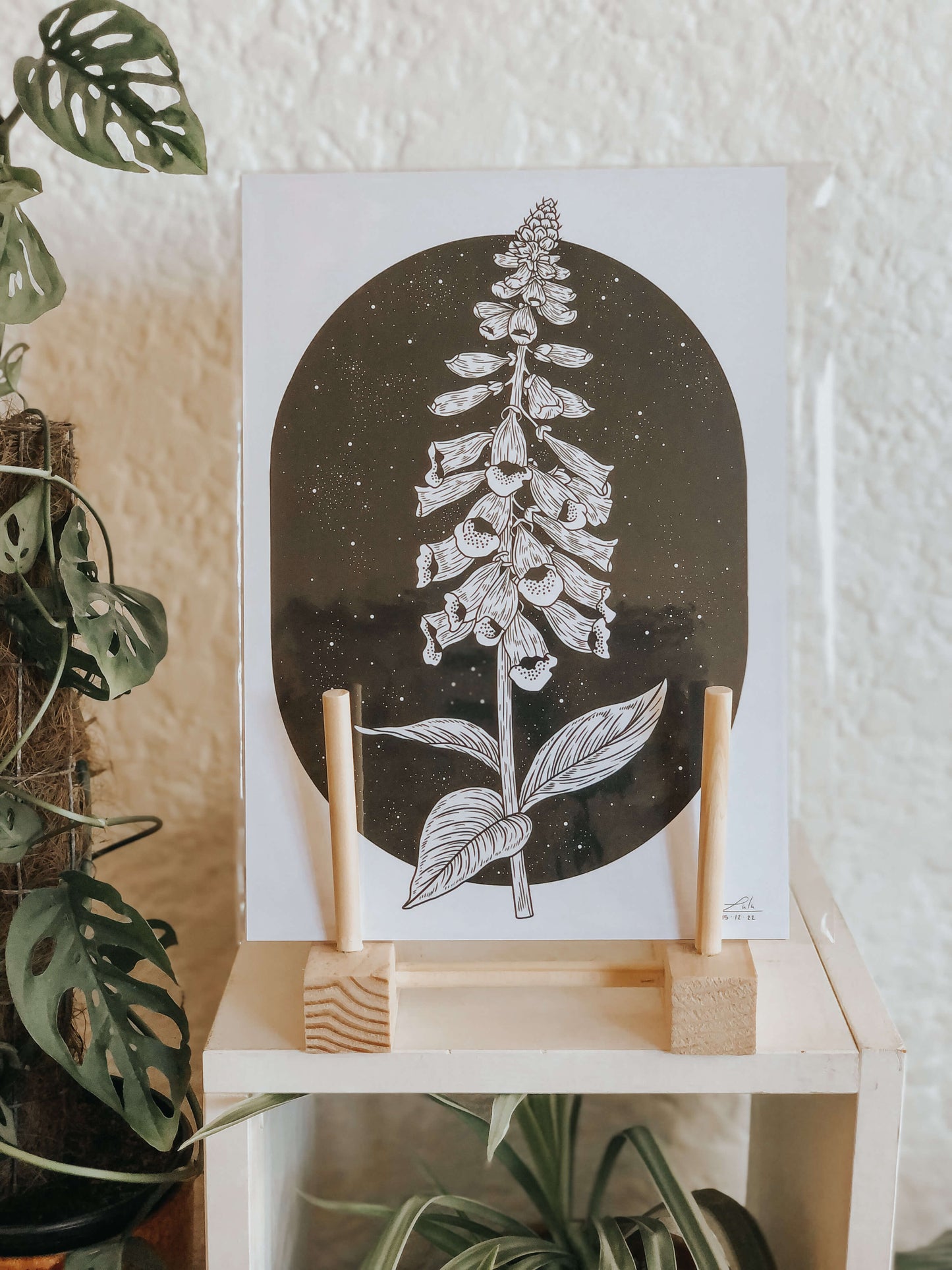 Starry night art print