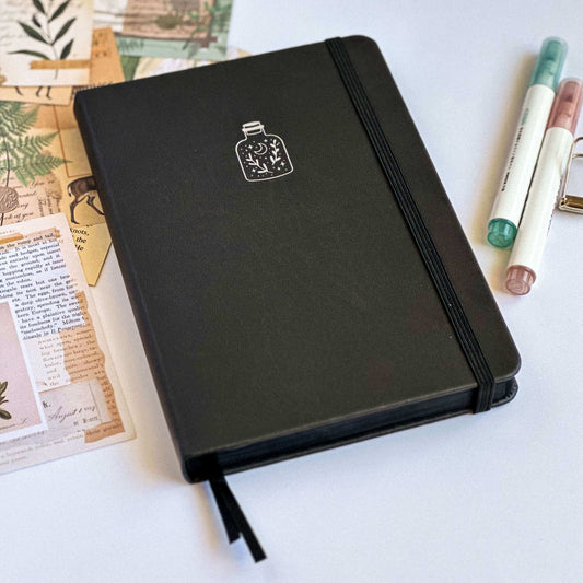 The Midnight Black paper A5 dotted journal