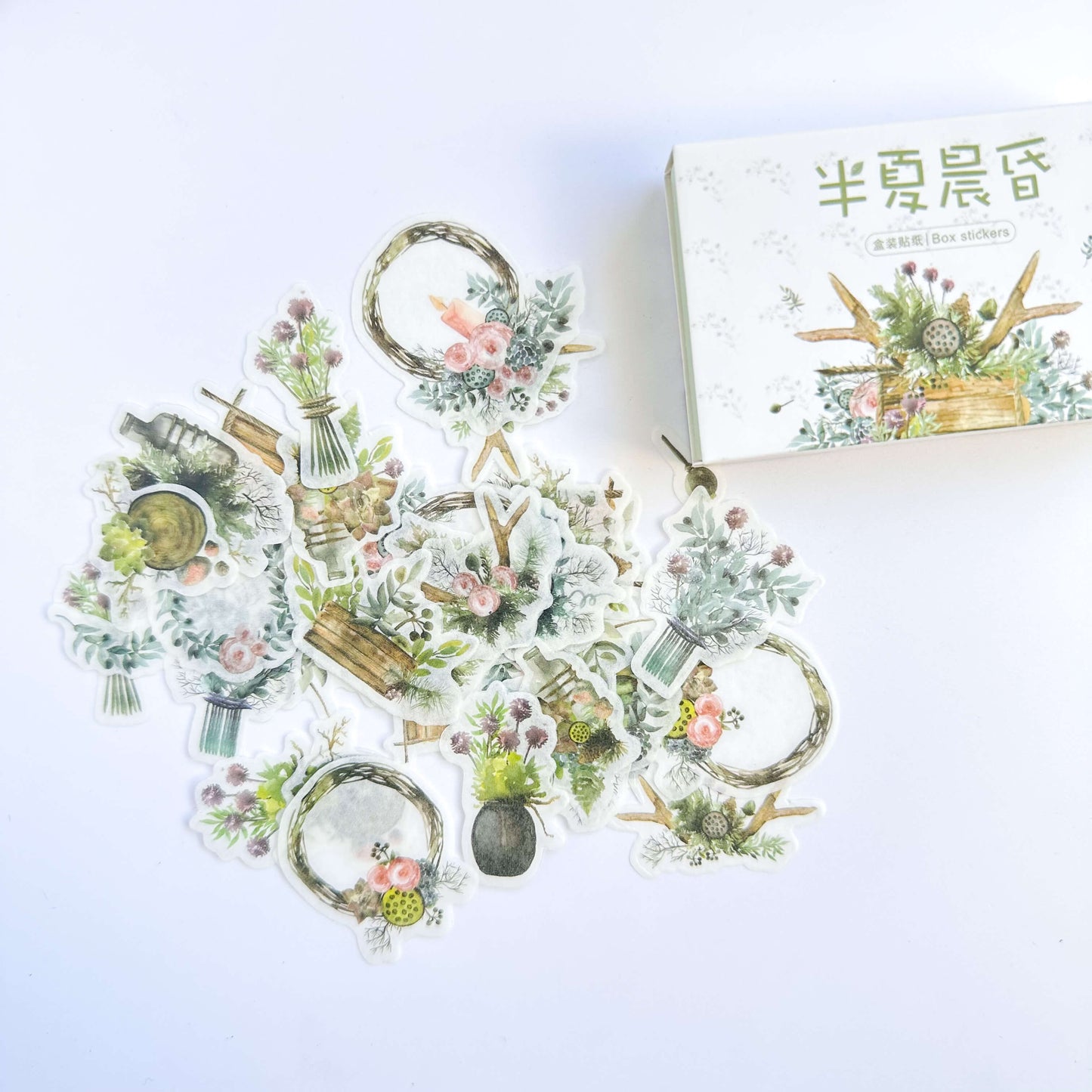 Washi paper sticker sets - 40pcs/box