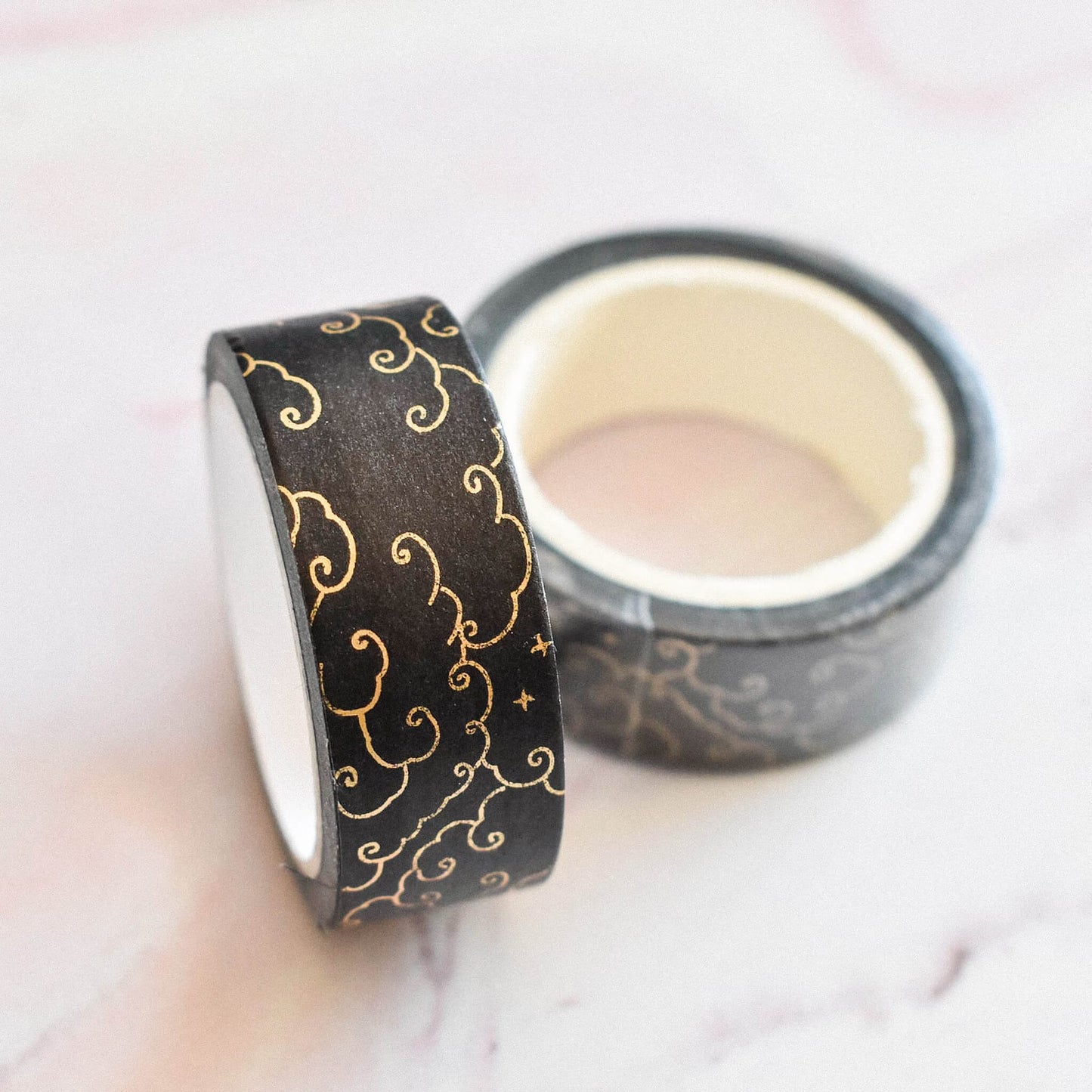 Gold clouds washi tape - 7m