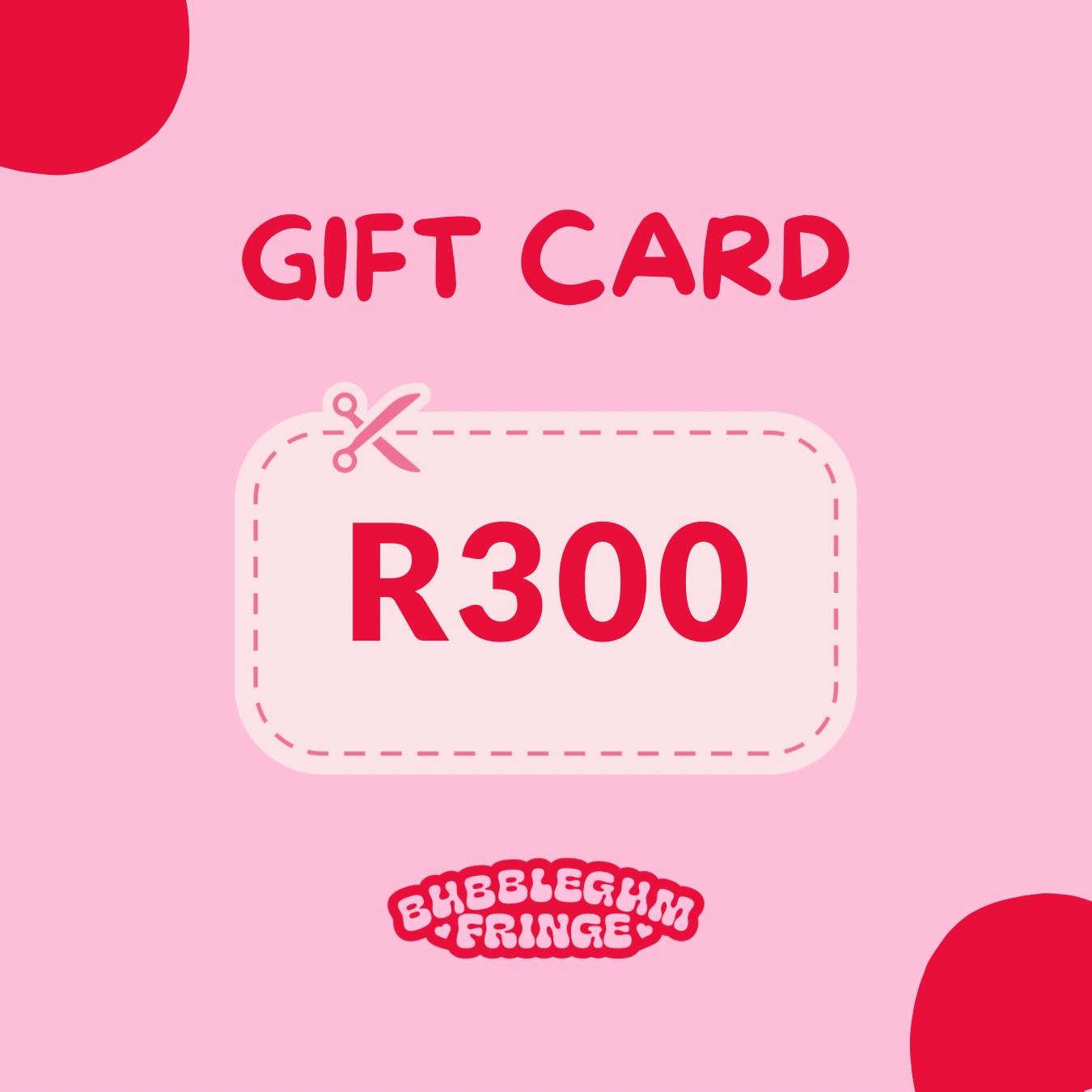 Bubblegumfringe digital gift card