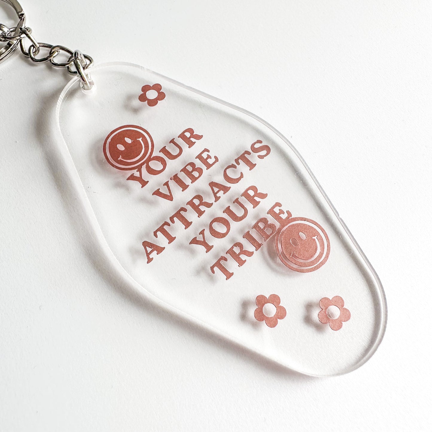 Your vibe - retro motel keychain