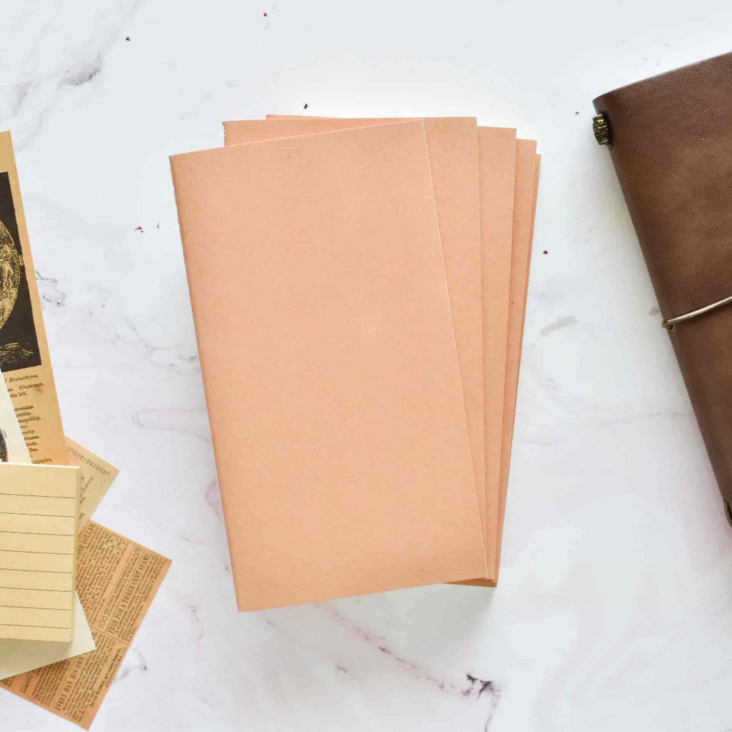 Travelers journal insert - blank paper