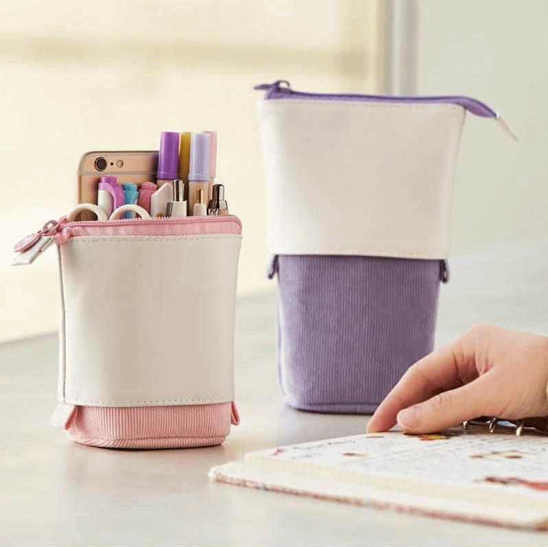 Pop up pencil bag