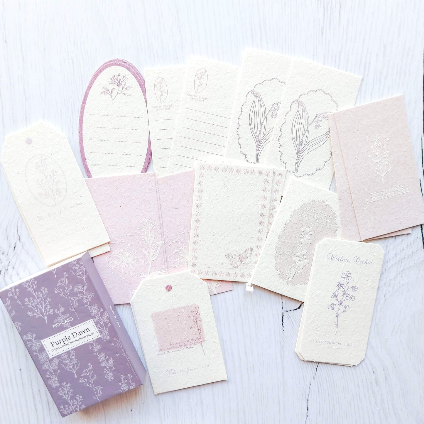 Matchbox paper sets
