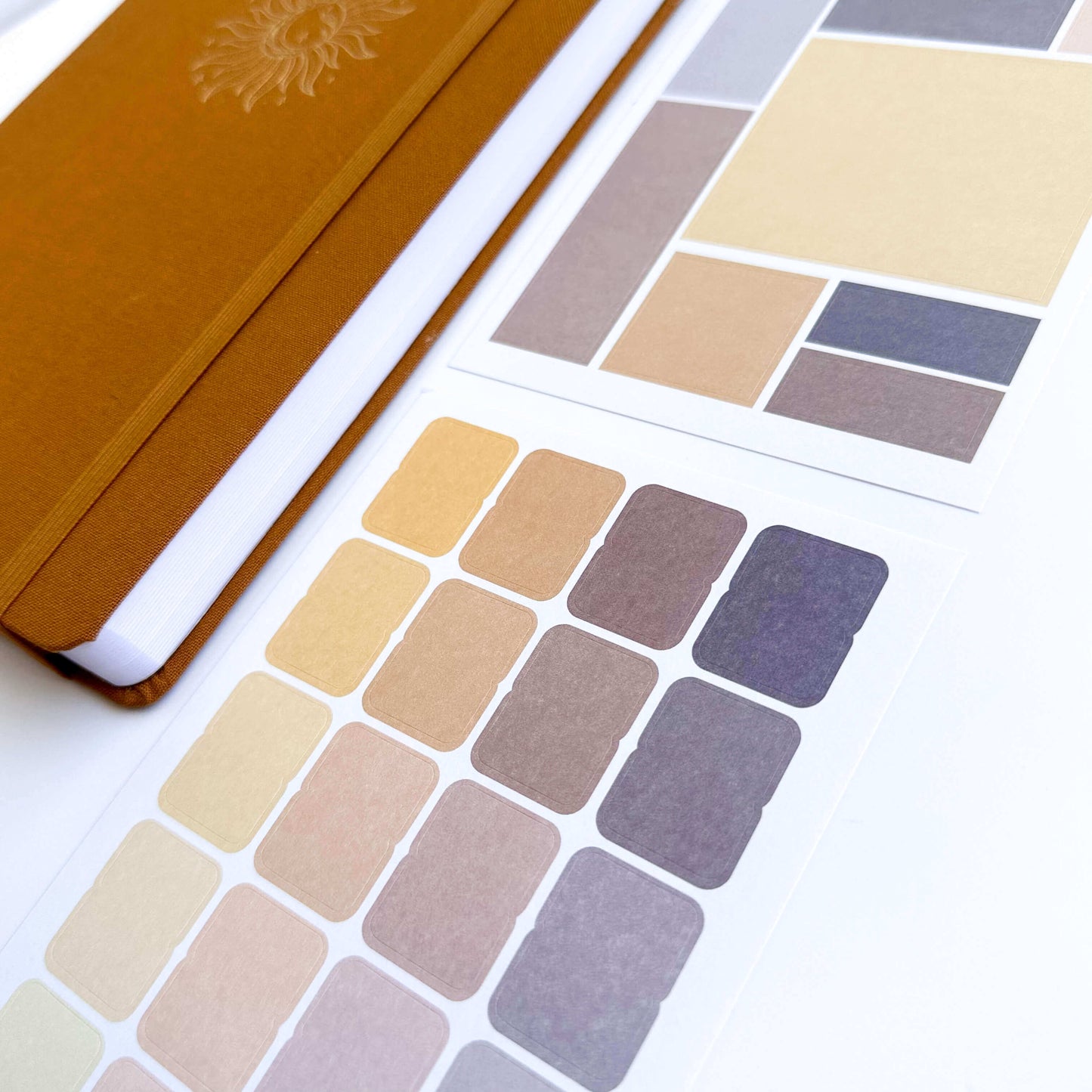 The Sun Linen A5 dotted journal