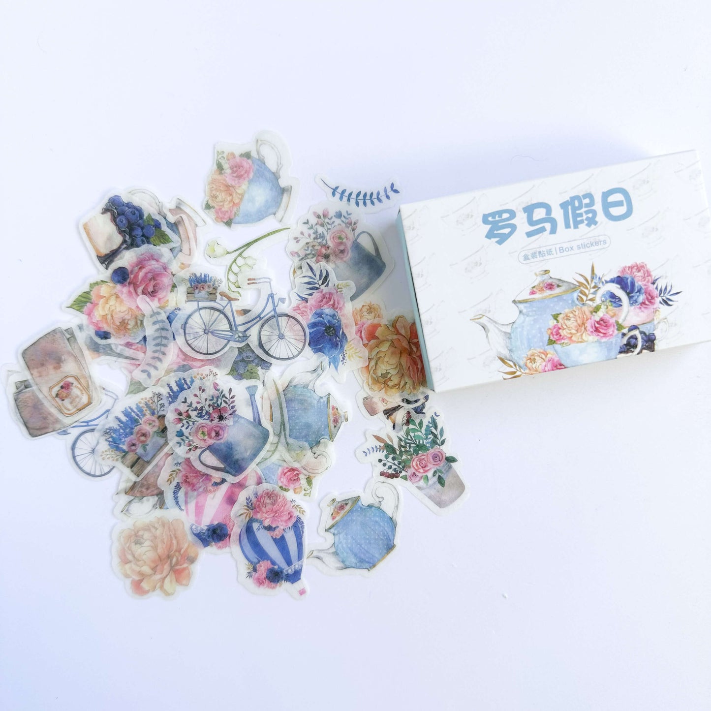 Washi paper sticker sets - 40pcs/box