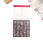 Foam stamp kit with paper pad - Flower mail
