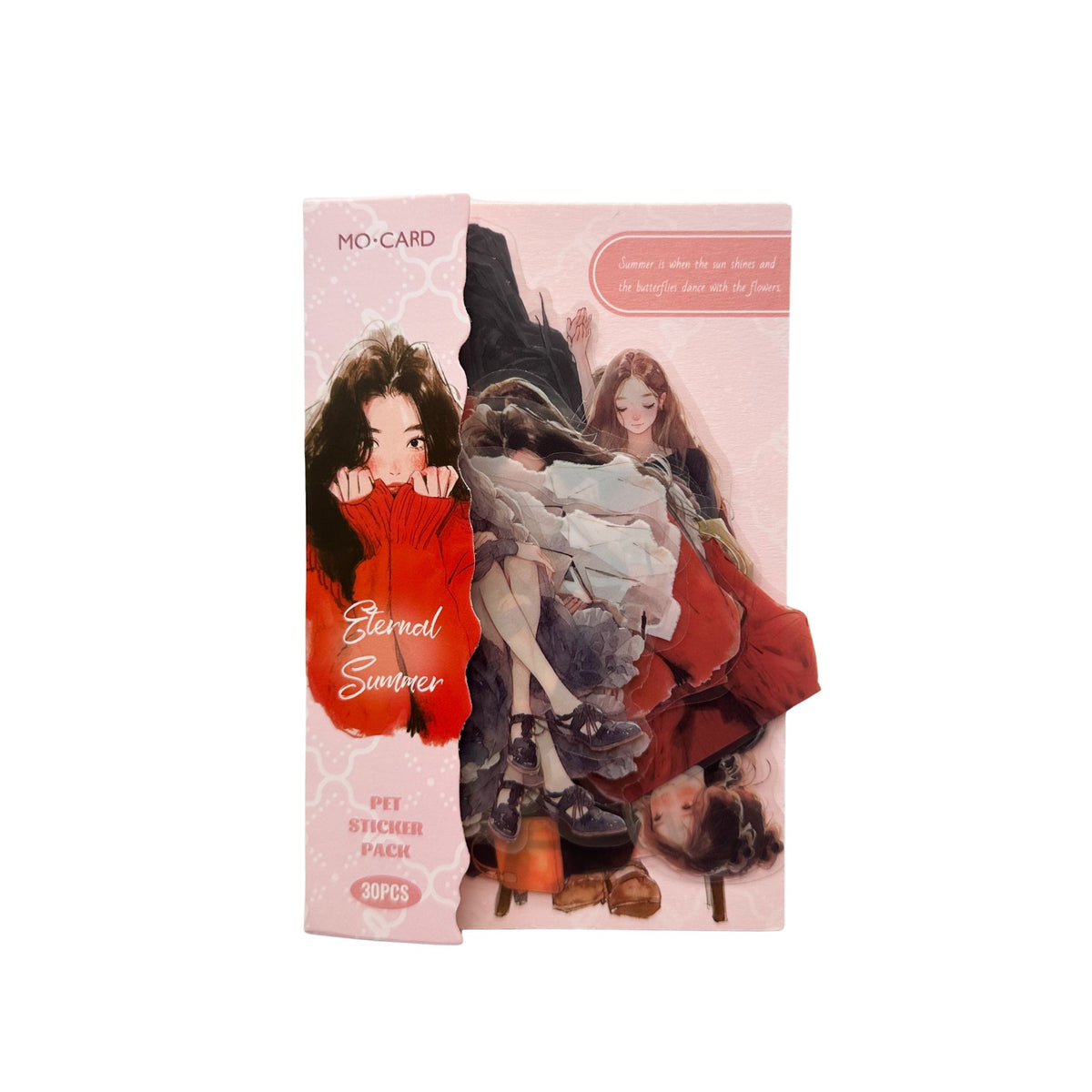 Girls sticker pack - Red