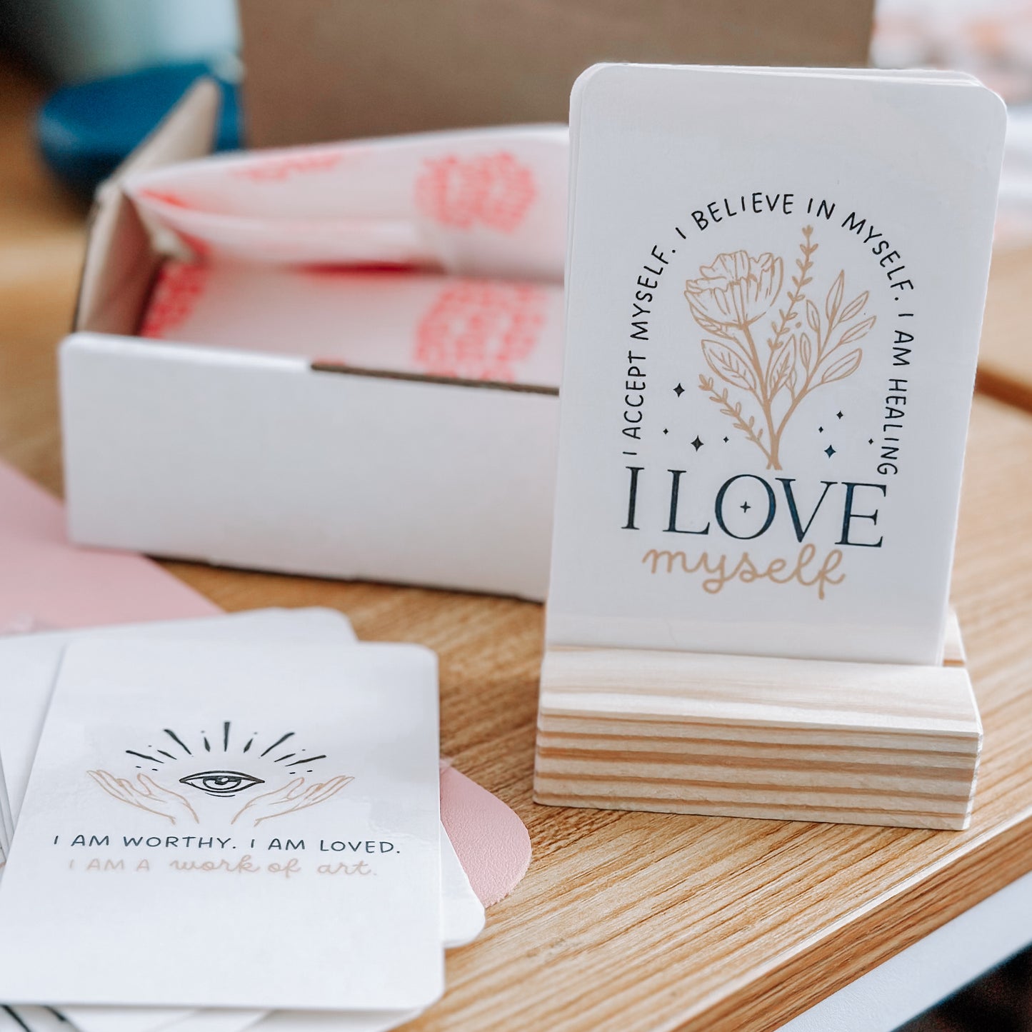 Affirmation card set