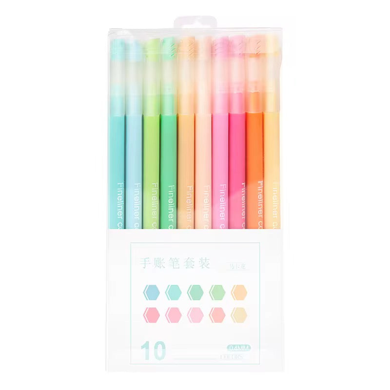 Fineliner pen set - Various colours