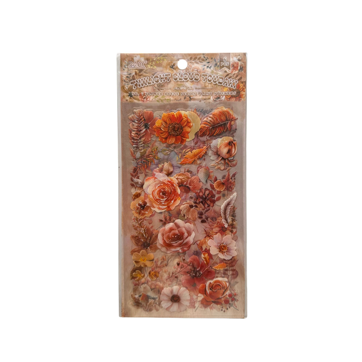 Autumn Botanical PET sticker sheets