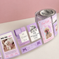 Romanticise life sticker tape roll - Purple