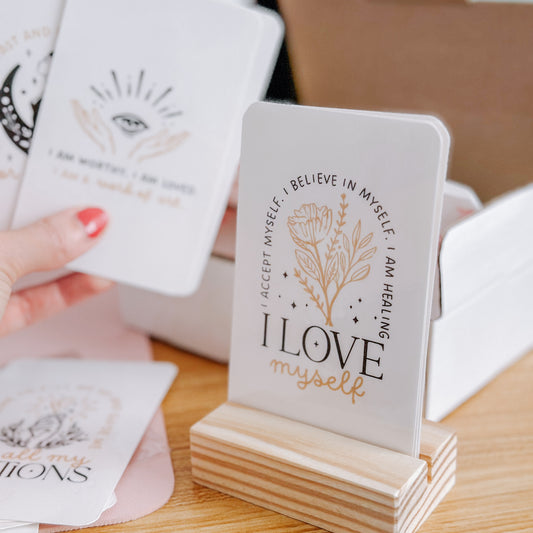 Affirmation card set