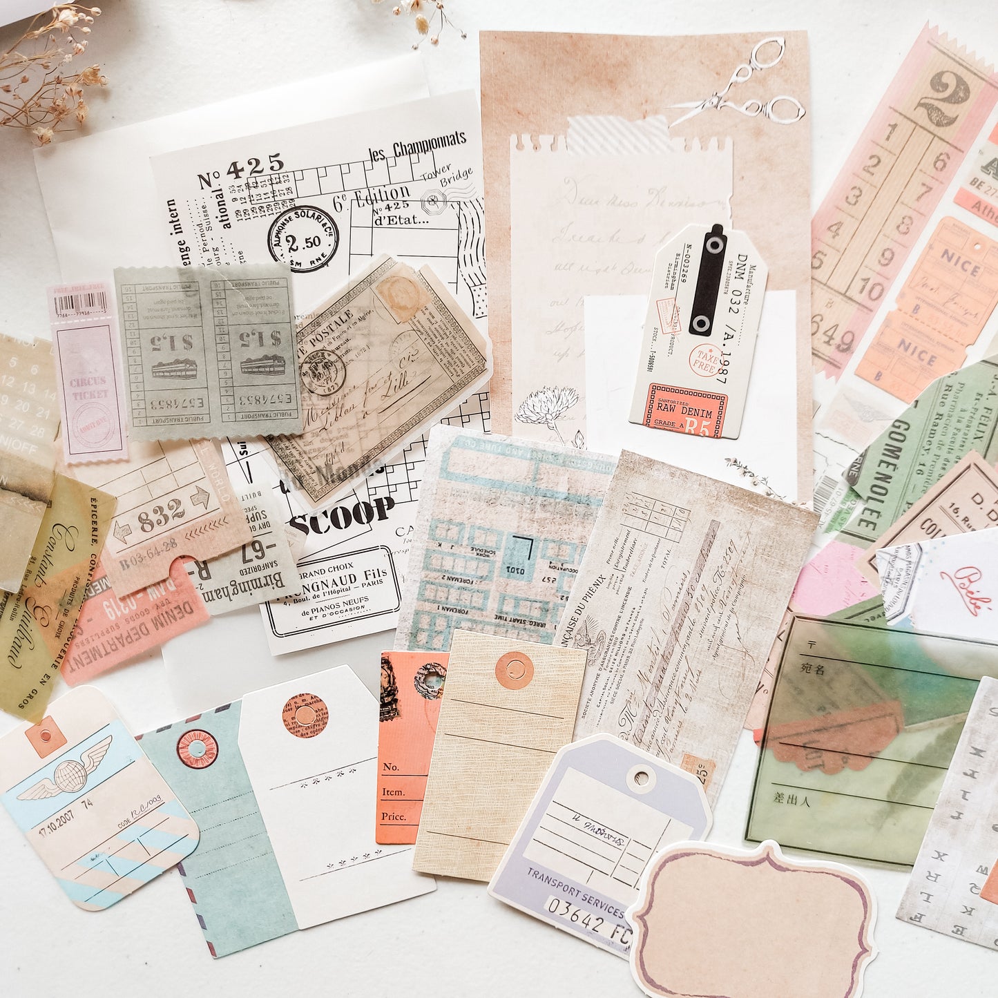 Ephemera bundle - Paper collection hall- 27pcs